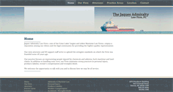 Desktop Screenshot of jaquesadmiralty.com