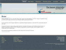 Tablet Screenshot of jaquesadmiralty.com